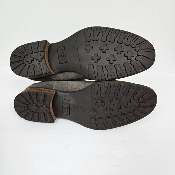 UGG Hillhurst II Gray Suede Pull On Chelsea Boot 7 1103728 - Picture 8 of 9